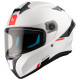 Мотошолом MT Targo S Solid A0 Gloss White ECE2206