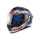 Мотошолом MT TARGO PRO Sharky B7 Matt Blue