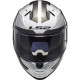 Мотошолом LS2 FF811 Vector II Metric White Titanium Silver ECE2206