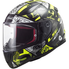 Мотошолом дитячий LS2 FF353J Vignette Black HV Yellow