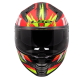 Мотошолом LS2 FF811 Vector 2 C Tantic Red Hi-Vis Yellow (L)