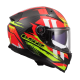 Мотошолом LS2 FF811 Vector 2 C Tantic Red Hi-Vis Yellow (L)