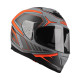 Мотошолом LAZER RAFALE HEXA Matt Grey Red