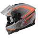 Мотошолом LAZER RAFALE HEXA Matt Grey Red