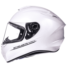 Мотошолом MT TARGO Solid A0 Gloss White
