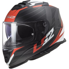 Мотошолом LS2 FF800 Storm 2 Nerve Matt Black Red XXL