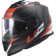Мотошолом LS2 FF800 Storm 2 Nerve Matt Black Red XXL