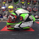 Мотошолом MT BLADE 2 SV Finishline D6 Gloss Fluor Green