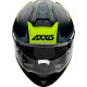 Мотошолом AXXIS HAWK SV EVO IXIL A3 Matt Yellow