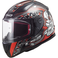 Мотошолом дитячий LS2 FF353J Voodoo Black Red