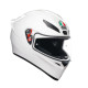 Мотошолом AGV K1 S Gloss White ECE2206