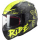 Мотошолом LS2 FF353 Rapid Naughty Black HV Yellow