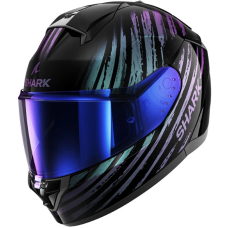 Мотошолом SHARK RIDILL 2 ASSYA black blue purple XL