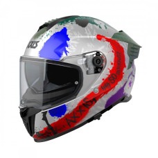 Мотошолом AXXIS HAWK SV EVO Sick Joke A2 Matt Grey XXL