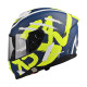 Мотошолом LAZER RAFALE Street Navy Blue Yellow