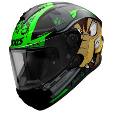 Мотошолом AXXIS DRAKEN Cosa Nostra B6 Gloss Green