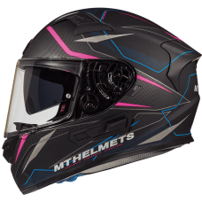 Мотошолом MT KRE SV Intrepid Matt Black Pink