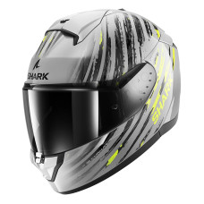 Мотошолом SHARK RIDILL 2 ASSYA silver grey yellow XL