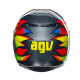 Мотошолом AGV K3 BIRDY 2.0 Grey Yellow Red ECE2206