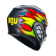Мотошолом AGV K3 BIRDY 2.0 Grey Yellow Red ECE2206