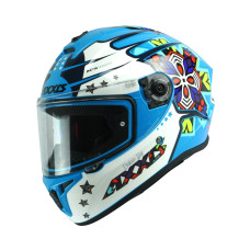 Мотошолом AXXIS DRAKEN S Star C17 Matt Blue L