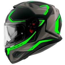Мотошолом MT THUNDER 3 SV Turbine Matt Fluor Green