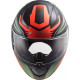 Мотошолом LS2 FF353 Rapid Gale Matt Black Red Green