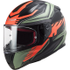 Мотошолом LS2 FF353 Rapid Gale Matt Black Red Green