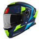 Мотошолом MT THUNDER 4 SV Mountain C7 Matt Blue Yellow