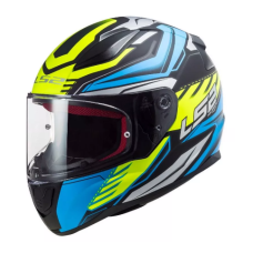 Мотошолом LS2 FF353 Rapid Gale Matt Black Blue Yellow