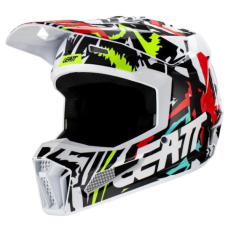 Мотошолом дитячий LEATT Helmet GPX 3.5 Jr Zebra M(p)