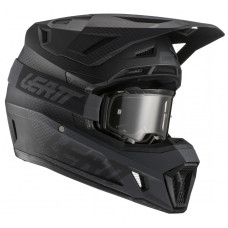 Мотошолом LEATT GPX 7.5 Black з окулярами XXL