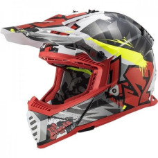 Мотошолом дитячий LS2 MX437 Fast EVO Mini Crusher Red
