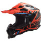 Мотошолом LS2 MX700 Subverter EVO Stomp Orange Black