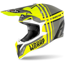 Мотошолом Airoh Wraap Broken Matt Yellow