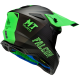 Мотошолом MT FALCON System Matt Fluor Green