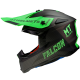 Мотошолом MT FALCON System Matt Fluor Green