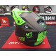 Мотошолом MT FALCON System Matt Fluor Green
