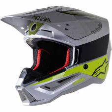 Мотошолом ALPINESTARS SM5 BOND SILVER GLOSS L