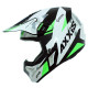Мотошолом AXXIS WOLF RAID A3 Matt Fluor Green