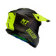 Мотошолом MT FALCON System Matt Fluor Yellow