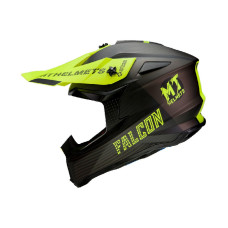 Мотошолом MT FALCON System Matt Fluor Yellow