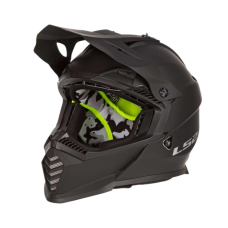 Мотошолом LS2 MX437 Fast EVO Solid Matt Black