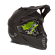 Мотошолом LS2 MX437 Fast EVO Solid Matt Black