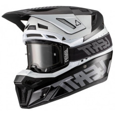 Мотошолом LEATT GPX 8.5 Black з окулярами