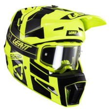 Мотошолом LEATT GPX 3.5 Citrus з окулярами