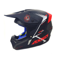 Мотошолом AXXIS WOLF Star Track B5 Matt Fluo Red