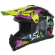 Мотошолом LS2 MX708 Fast 2 Gorilla Purple H-V Yellow XXXL