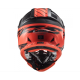 Мотошолом LS2 MX437 Fast EVO Roar Black Red