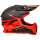 Мотошолом LS2 MX437 Fast EVO Roar Black Red